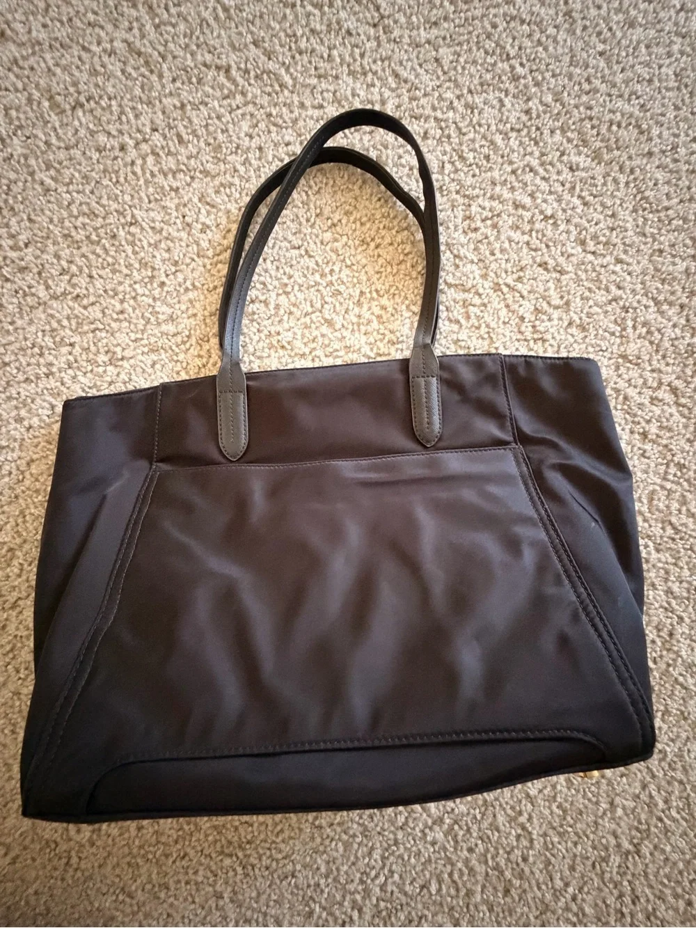 Michael Kors polished zip